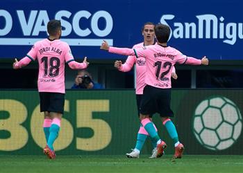 جريزمان سعيد جد ا لتتويج أتلتيكو مدريد بالدوري الإسباني