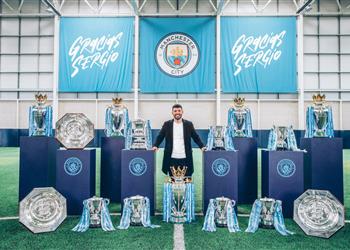 أجويرو مودع ا جماهير مانشستر سيتي راض بشدة عما حققته ومدين لكم بالكثير