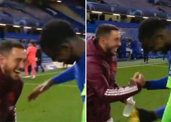 جاريث بيل عن مهاجمة هازارد بسبب ضحكه عقب توديع دوري الأبطال كأنه قتل الجميع