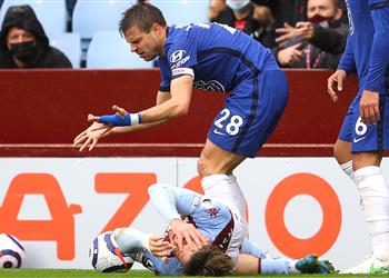 الاتحاد الإنجليزي يلغي طرد أزبيليكويتا في مباراة تشيلسي وأستون فيلا