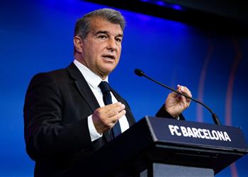 لابورتا يتحدث عن إمكانية تدريب تشافي وجوارديولا لـ برشلونة ويعترف كومان ليس مدربي الم فضل