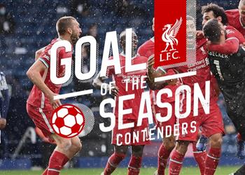 فيديو بـ6 أهداف محمد صلاح ينافس على جائزة هدف الموسم في ليفربول