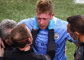 دي بروين ي علن عن تشخيص إصابته القوية في نهائي دوري أبطال أوروبا