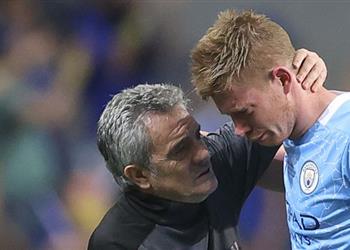 روبرتو مارتينيز روديجر تعمد إصابة دي بروين ومحظوظ بعدم طرده