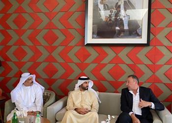 محمود الخطيب يزور الاتحاد الإماراتي لكرة القدم