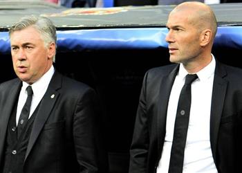 تقارير ريال مدريد يفكر في إعادة التعاقد مع أنشيلوتي لخلافة زيدان