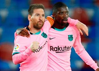 ديمبلي يثير التكهنات حول مستقبله مع برشلونة