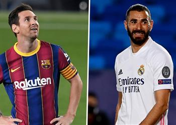 فيديو ميسي وبنزيما يتنافسان على أفضل هدف في الدوري الإسباني