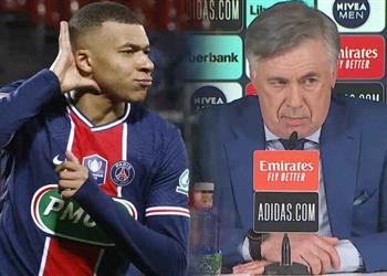أنشيلوتي يعلق على إمكانية انتقال مبابي لـ ريال مدريد ويؤكد سأتحدث مع راموس