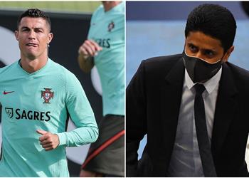 ناصر الخليفي ينتظر رد رونالدو بشأن انتقاله إلى باريس سان جيرمان