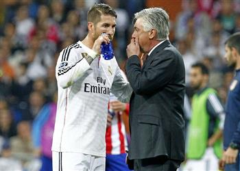 أنشيلوتي يسعى لإقناع راموس بالبقاء في ريال مدريد