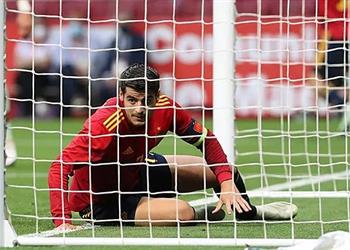 جماهير إسبانيا تهاجم موراتا خلال مواجهة البرتغال