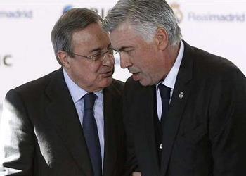 تقارير اجتماع بين أنشيلوتي وإدارة ريال مدريد لحسم مصير الم عارين السبعة