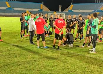 منتخب مصر الأولمبي يواصل تدريباته استعداد ا لمواجهة جنوب إفريقيا ودي ا