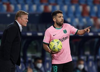 ألبا أريد الاستمرار في برشلونة ولابورتا لم يأخذ رأينا بشأن كومان