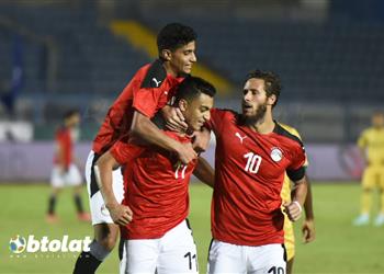 فيديو مصطفى محمد يقود منتخب مصر الأولمبي للفوز على جنوب إفريقيا بثنائية ودي ا
