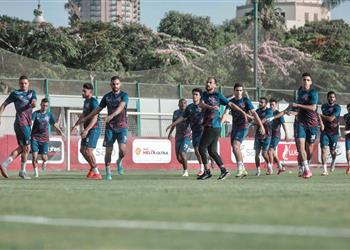 مران الأهلي موسيماني يحاضر اللاعبين وأفشة ومحمد هاني يواصلان التأهيل