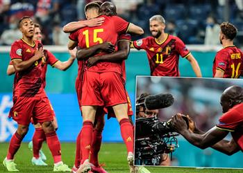 فيديو لوكاكو يستغل سذاجة روسيا ويقود بلجيكا للفوز بثلاثية في اليورو