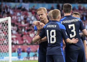 لاعب فنلندا بعد هدفه أمام الدنمارك انتصار عظيم لكن حالة إريكسن أهم شيء الآن