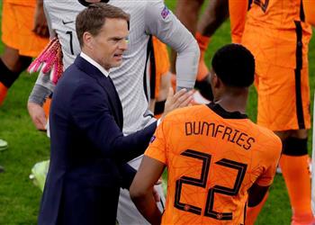 مدرب هولندا بعد الفوز الصعب أمام أوكرانيا لم ندافع جيد ا وهدفهم الأول كان رائع ا