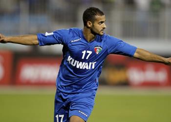 الاتحاد الكويتي يهنئ المطوع على معادلة رقم عميد لاعبي العالم أحمد حسن