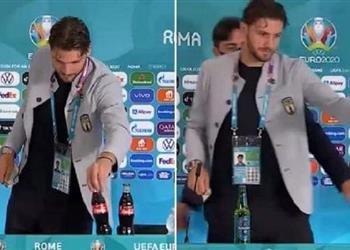 فيديو لوكاتيلي ينضم إلى رونالدو في الحملة ضد كوكاكولا بعد مباراة إيطاليا وسويسرا