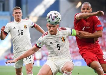 فيرتونخين الدنمارك فاجأت بلجيكا في الشوط الأول ودي بروين مفتاح الفوز