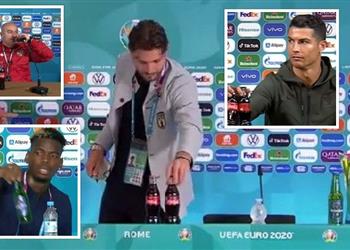 يويفا يحذر اللاعبين من غرامات مالية بعد تصرف رونالدو ولوكاتيلي ضد كوكاكولا