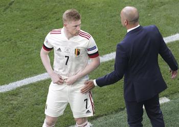 مدرب بلجيكا نعتز بما فعلناه أمام الدنمارك ودي بروين لا ي صدق