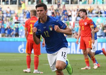 فيديو بيسينا يسجل هدف إيطاليا الأول ضد ويلز