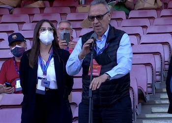 رئيس برشلونة الأسبق يدعم لابورتا في مشروع السوبر ليج ويرفض ذكر اسم ريال مدريد