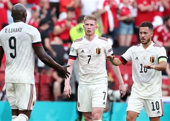 تشكيل بلجيكا أمام فنلندا في يورو 2020 دي بروين أساسي ا وهازارد ولوكاكو في الهجوم