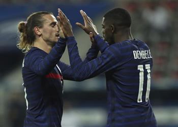 جريزمان يوجه رسالة لـ ديمبلي بعد استبعاده من معسكر منتخب فرنسا