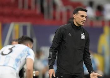 سكالوني وجود ميسي مع الأرجنتين مهم رغم الإرهاق وأجويرو قدم أداء مميز ا أمام باراجواي