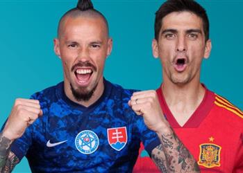 موعد والقنوات الناقلة ومعلق مباراة إسبانيا وسلوفاكيا اليوم في يورو 2020