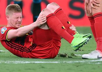 مانشستر سيتي يعلق على إصابة دي بروين في مباراة البرتغال وبلجيكا