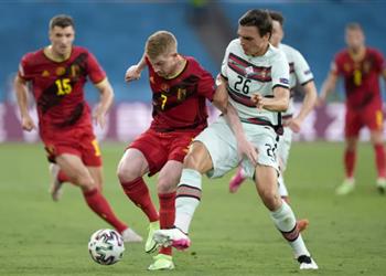 جواو بالينيا الحظ فارق البرتغال وكان من نصيب بلجيكا