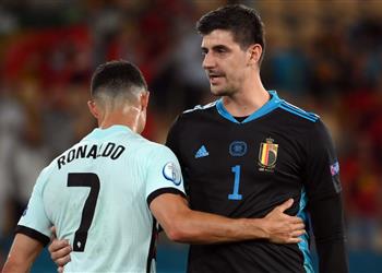 فيديو رونالدو لـ كورتوا بلجيكا محظوظة والكرة عاندت البرتغال