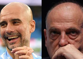 بعد السخرية منه رئيس رابطة الليجا يرد بقوة على جوارديولا