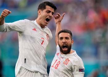 فيديو موراتا ي خلد اسمه في تاريخ أمم أوروبا بعد هدفه أمام إيطاليا