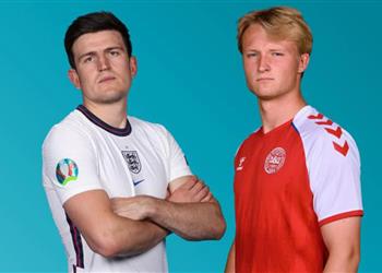 موعد والقنوات الناقلة ومعلق مباراة إنجلترا والدنمارك اليوم في نصف نهائي يورو 2020