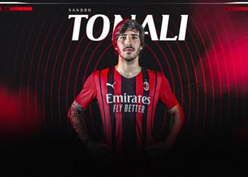 رسمي ا ميلان ي علن التعاقد مع تونالي نهائي ا حتى 2026
