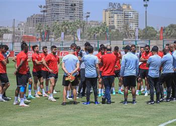 مران الأهلي تدريبات خفيفة للاعبين وموسيماني يطالب الفريق بالتركيز في مباراة المقاصة