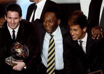 بيليه عن نهائي كوبا أمريكا أتمنى مباراة ممتازة بين النجمين نيمار وميسي