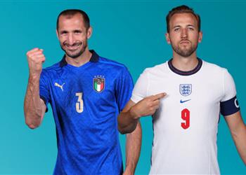 موعد والقنوات الناقلة ومعلق مباراة إيطاليا وإنجلترا اليوم في نهائي يورو 2020
