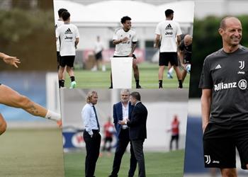 صور يوفنتوس يخوض أولى تدريباته تحت قيادة أليجري وغياب رونالدو