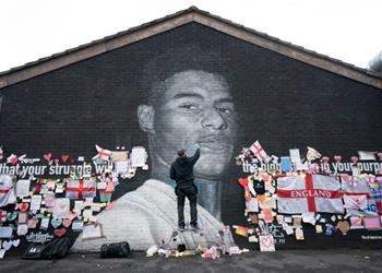 شرطة مانشستر لا وجود لشبهة عنصرية وراء تخريب جدارية راشفورد