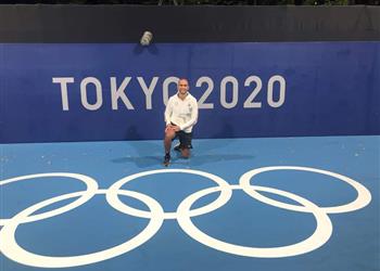 محمد صفوت وميار شريف يجريان المران الأول لهما استعدادا لانطلاق الأولمبياد