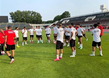 صور منتخب مصر الأولمبي يختتم تدريباته استعدادا لمواجهة إسبانيا في أولمبياد طوكيو