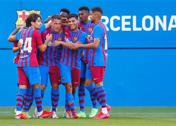 فيديو برشلونة يفوز برباعية نظيفة على خيمناستيك ودي ا